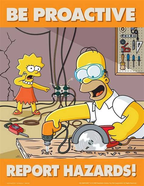 Simpsons Safety Posters Imgur Carteles De Seguridad Imágenes De