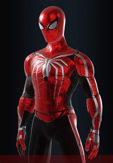 Artstation Spiderman Custom Suit Design 3d Character Asset Resources