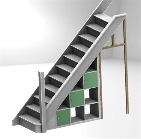 Ikea Hackers Expedit Under Stairs Storage Good Idea For The Layout