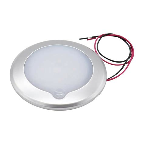 12v 24v Rv Led Round Ceiling Panel Down Light Dimmer Touch Downlight