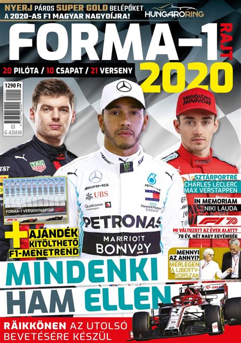 Watch the next grand prix live. Megjelent a Forma-1 rajt 2020 magazin! (X) | Vezess