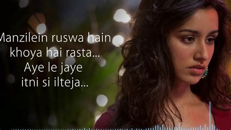 Sunn Raha Hai Na Tu Aashiqui 2 Full Song With Lyrics Aditya Roy Kapurshraddha Kapoor Youtube