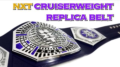 Nxt Cruiserweight Championship Replica Belt A Cinematic Detailed Look