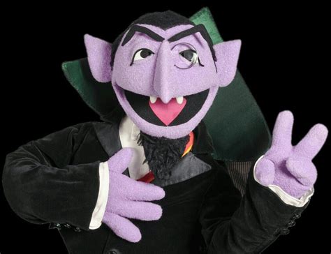 Count Von Count Comic Cat Silly Puppets Counting For Kids Sesame