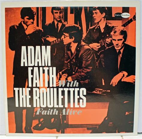 Rare Rock Lp Adam Faith With The Roulettes Faith Alive C