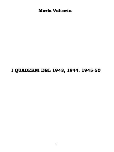 I QUADERNI DEL 1943 1944 1945 50 PDFCOFFEE COM