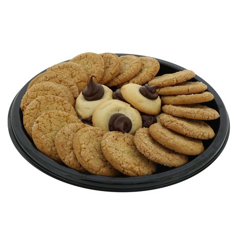 H E B Sugar Cookie Party Tray With Chocolate Thumbprint Shop Standard