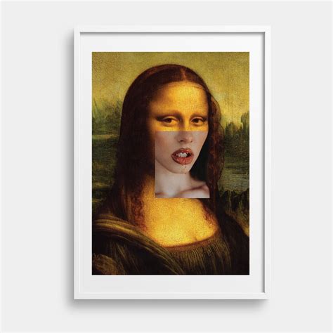 Modern Mona Lisa Digital Download Printable Renaissance Etsy