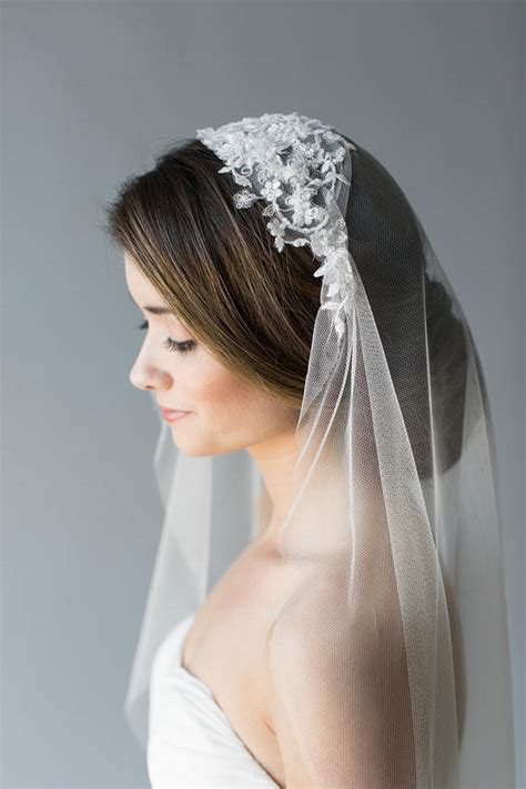 Justina Vintage Style Bridal Veil All About Romance