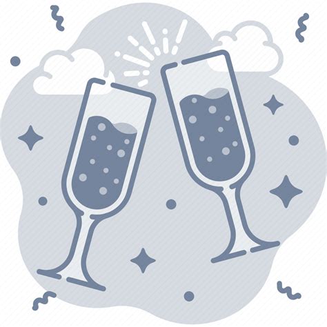 Celebration Cheers Clink Glasses Party Icon Download On Iconfinder