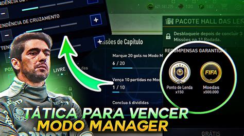 TÁTICA MODO MANAGER PARA VENCER E COMPLETAR AS MISSÕES HALL DAS LENDAS