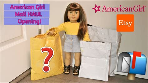Opening American Girl Doll Mail Haul I Etsy Youtube