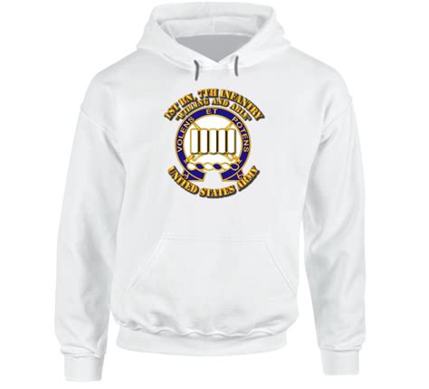 Army 1st Bn 7th Infantry Willing And Able Hoodie