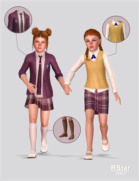 Rstarsims3 — Ts3 Ul Uniforms Converted To Cu Some Other Bg
