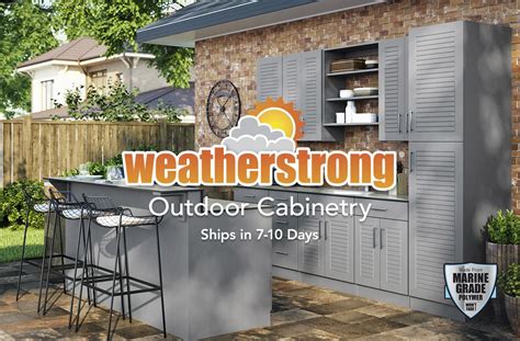 Weatherstrong Outdoor Cabinetry Bath Cabinets Kitchen Cupboards