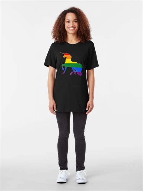 Camiseta Gay Unicorn Gay Pride Camisa LGBT Lesbianas Gays