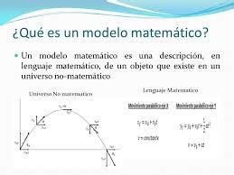 los modelos matemáticos