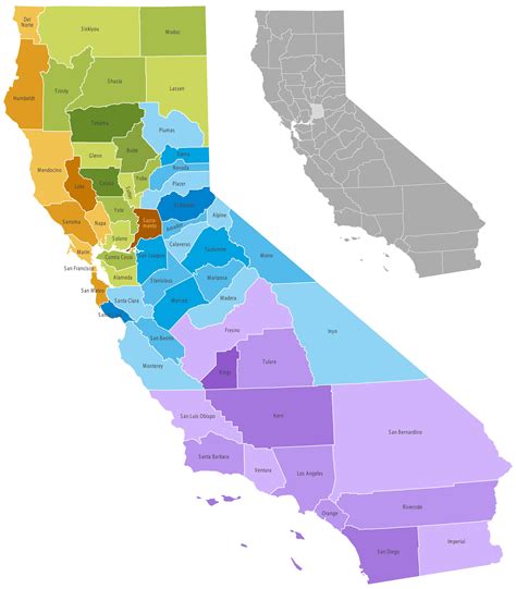 California Map Guide Of The World
