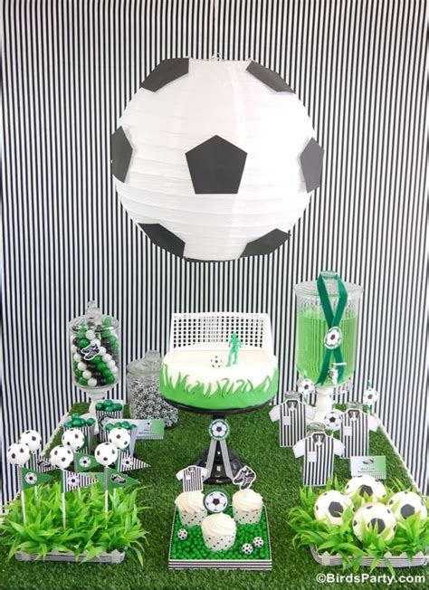 soccer football birthday party desserts table and printables soccer birthday parties soccer
