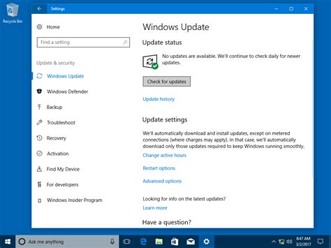 Automatic upgrade via windows update. How to Upgrade to Windows 10 Creators Update version 1809 ...