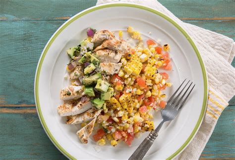 Combine diced mango, avocado, red onion, peppers, and cilantro in a large bowl. Cilantro-Lime Chicken with Avocado Salsa | Recipe ...