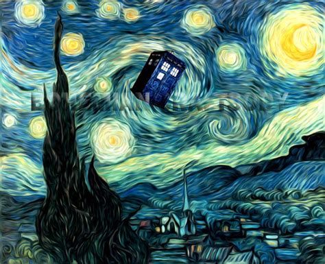 50 Doctor Who Starry Night Wallpaper On Wallpapersafari
