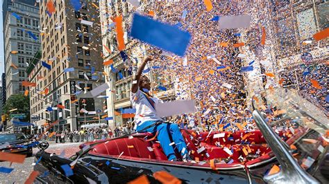 Hometown Heroes Celebrated With Ticker Tape Parade In New York City