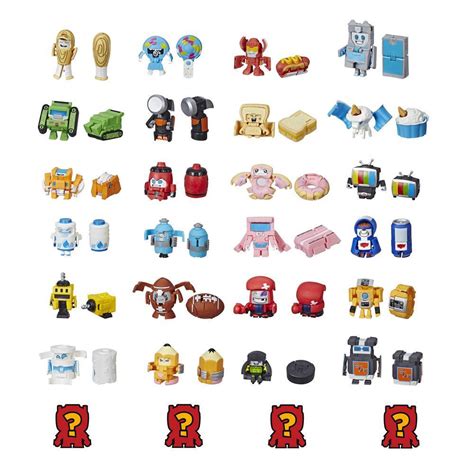 Transformers Botbots Toys Series 1 Jock Squad 8 Pack Mystery 2 In 1 Collectible Figures