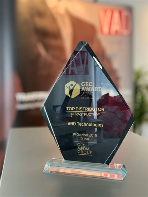 Vad Technologies Wins Gec 2019 Top Distributor Award Vad Technologies