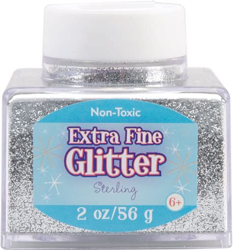 Sulyn Silver Extra Fine Glitter Stacker Jar