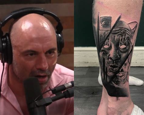 joe rogan performs a u turn on his face tattoo stance by sharing sensational trippy inking