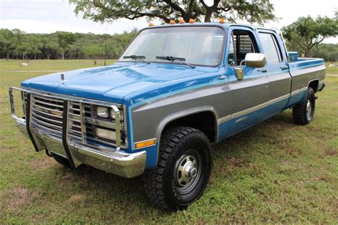 1990 Chevrolet 3500 Pickup Crew Cab 4x4 For Sale On Bat Auctions