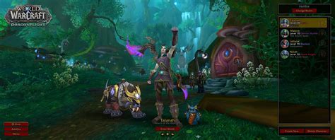 Fan Re Imagines World Of Warcraft Character Selection Screen