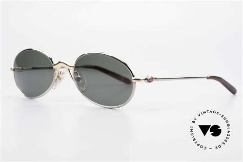 Sunglasses Bugatti 22126 Rare Oval 90s Vintage Shades