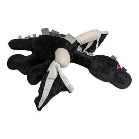 Mojang Jinx Minecraft Black Ender Dragon Wings 24 Large Plush Stuffed