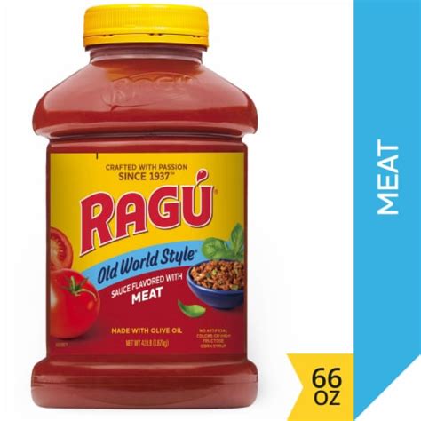 Ragu Old World Style Pasta Sauce Flavored With Meat 66 Oz Smiths