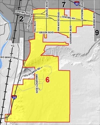 Council 6 District Map — City Of Albuquerque