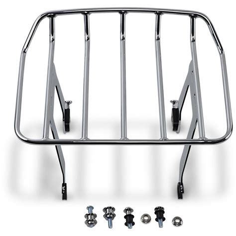 Cobra Big Ass Chrome Detachable Solo Black Luggage Rack For 2018 2020