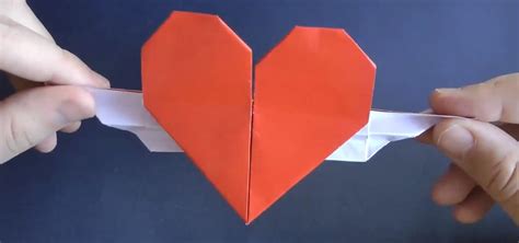 How To Fold An Origami Heart With Wings Origami Wonderhowto
