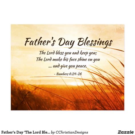 See more ideas about inspirational quotes, bible verses, verses. Father's Day 'The Lord Bless You' Bible Verse Postcard ...
