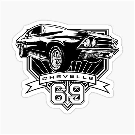 69 Chevelle Sticker For Sale By Coolcarvideos Redbubble