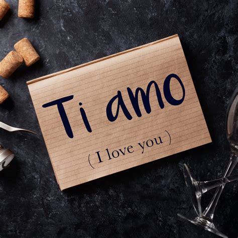 Italian Phrase Of The Week Ti Amo I Love You Daily Italian Words