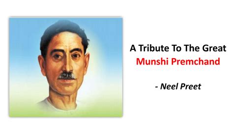 A Tribute To The Great Munshi Premchand The Literature Times