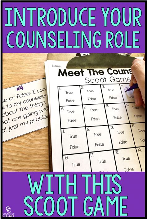 Back To School Counseling Activity Meet The Counselor Scoot Game