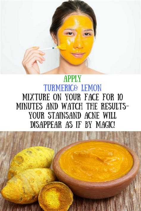 Brightening Turmeric And Lemon Diy Face Mask Keep You Fit