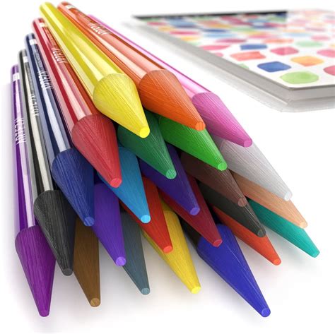 24 Woodless Watercolor Pencils Arteza