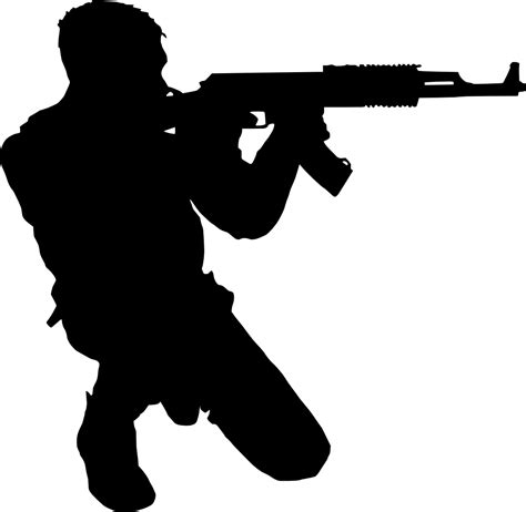 45 transparent png of soldier silhouette. 10 Soldier Silhouette (PNG Transparent) | OnlyGFX.com