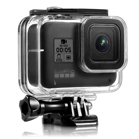 Great news!!!you're in the right place for are gopro waterproof. GoPro Hero 8 Black Waterproof Case with Lens Filter - Clear