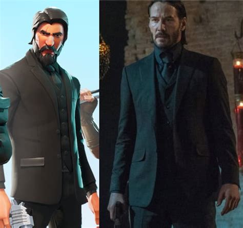 This john wick set includes the new outfit, as seen below, along with the simple sledge pickaxe, new back bling and assassin wrap. When John Wick meets Fortnite - 9GAG