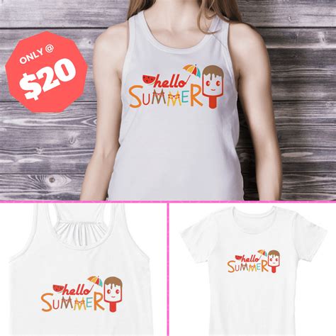 Summer Outing T Shirt Designs Hello Summer T Shirt All Latest